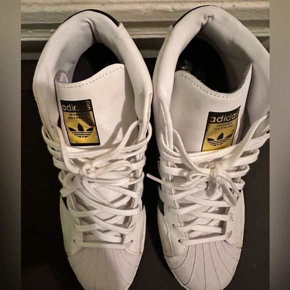 Adidas Superstar up wedge sneakers for women. Size women size 9 1/2. - Picture 4 of 7